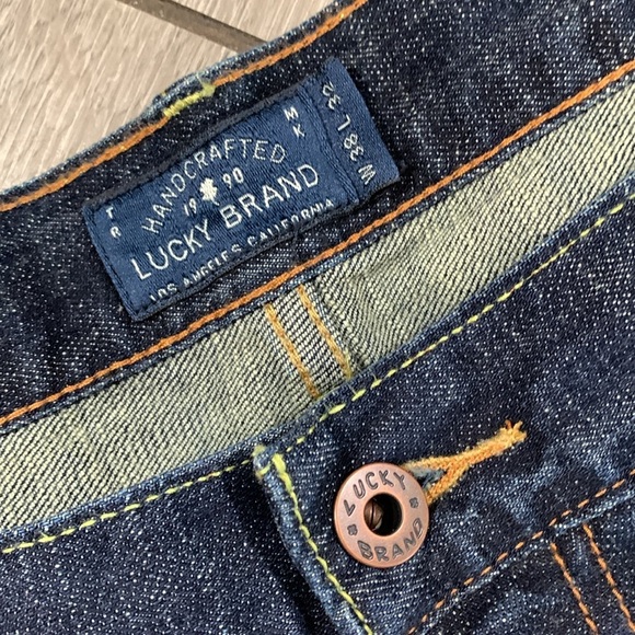 Lucky Brand 361 Vintage Straight Dark Wash Stretch Jeans size 38 - Picture 12 of 16